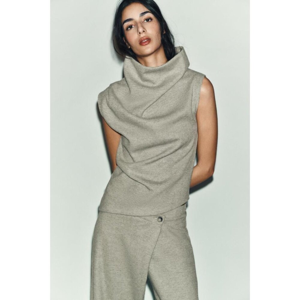ZARA SLEEVELESS TOP - Picture 3 of 8